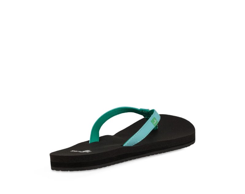 Sanuk Yoga Joy Women's Flip Flops Blue | Canada 69CTV